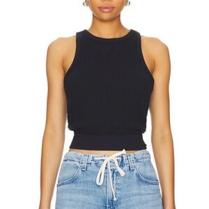 Free People Vest Tank in Black